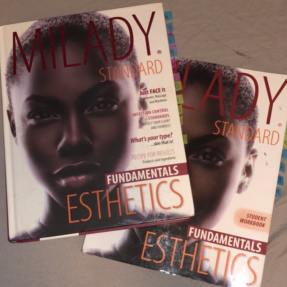 Milady esthetics fundamentals textbook / workbook